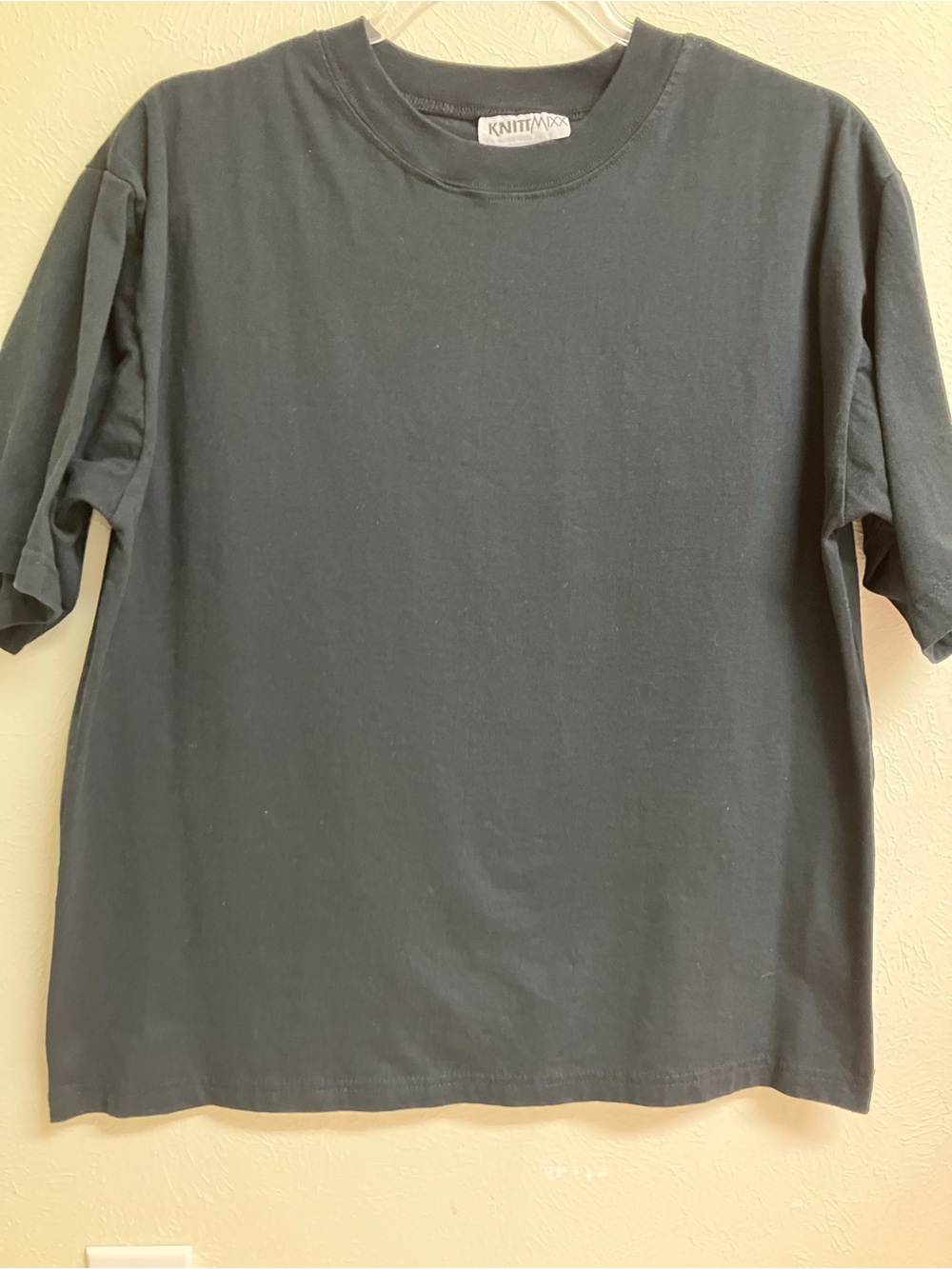 Knitworks Short Sleeve Crewneck Tee in Black